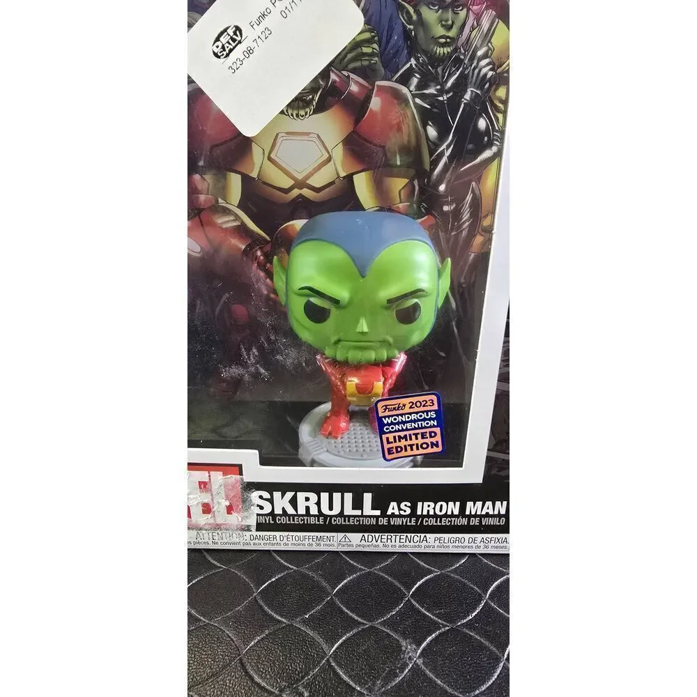 FUNKO POP MARVEL COMIC COVERS SKRULL AS IRON MAN # 16 #A95